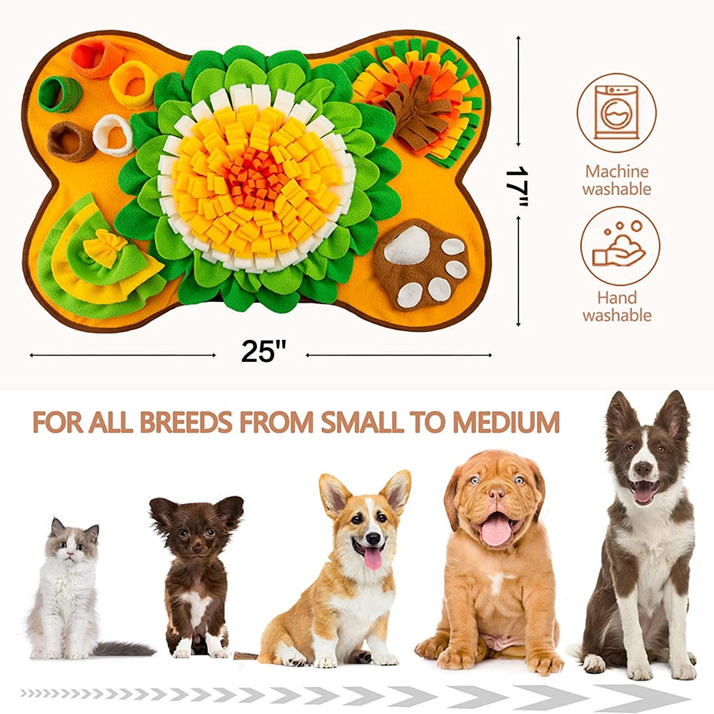 Engage Your Dog's Senses with the Large Snuffle Mat